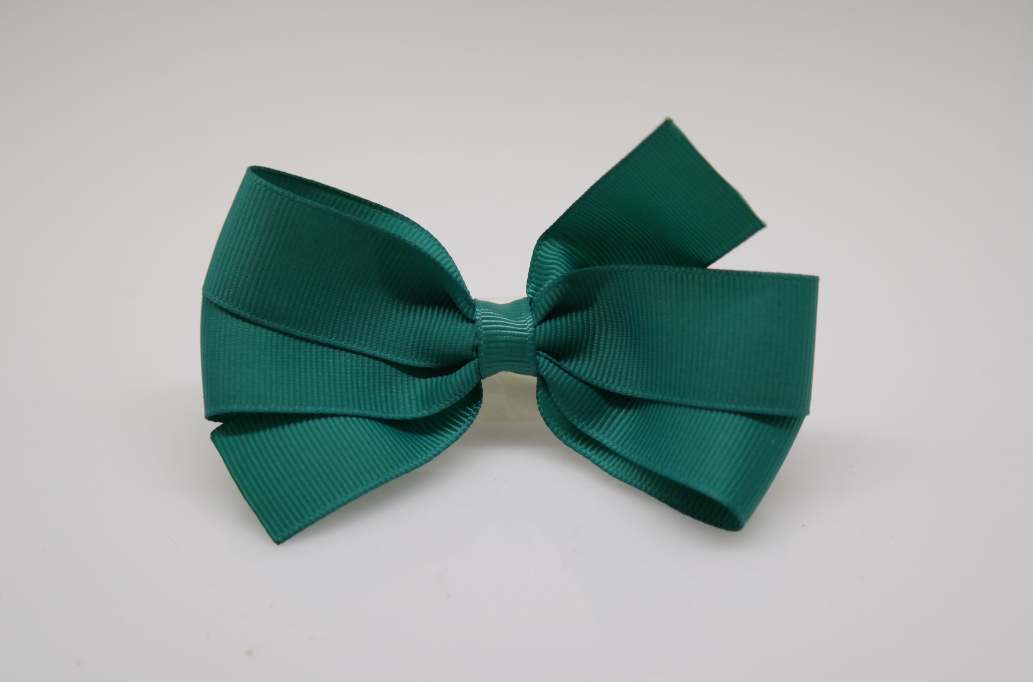 Large pinwheel hair Bow with colors  Jade